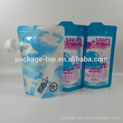 Reusable baby puree food spout pouch squeeze bag manufacturer